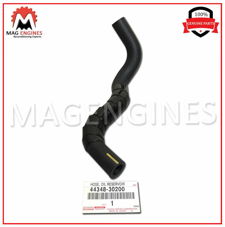 44348-30200 GENUINE OEM OIL RESERVOIR TO PUMP HOSE NO.1 LEXUS GS400 GS430 SC430 - Image 4 of 4