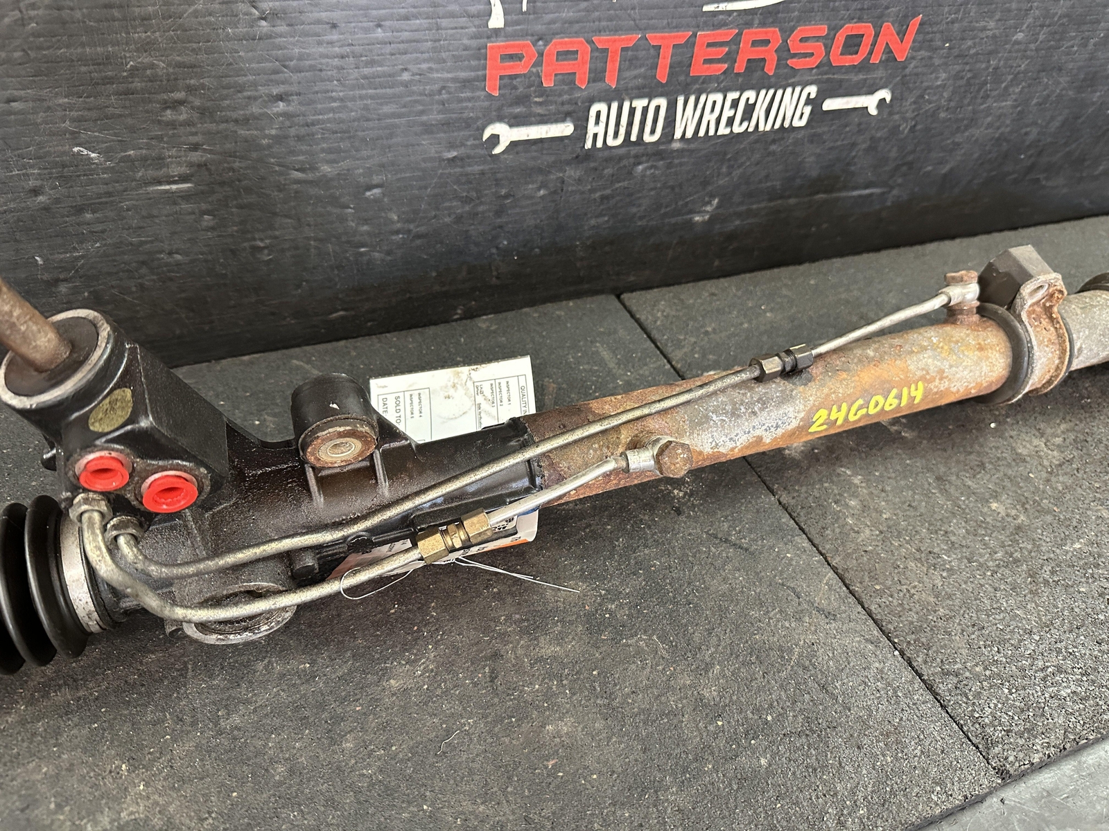 03-07 MASERATI COUPE GT POWER STEERING GEAR RACK & PINION 56K MILES ID 195592