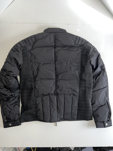 Auténtica Chaqueta de Motociclista de Plumón DSQUARED2 Para Hombre Negra Tampón Talla 52/42 - Imagen 9 de 10