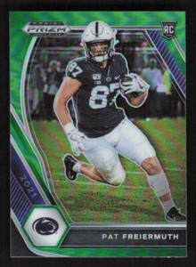 2021  Panini Prizm Draft Picks Collegiate Green #127 Pat Freiermuth Penn State