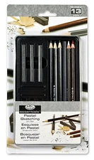Premium Drawing Art Set Tin-Charcoal, Graphite, Watercolor Pencil,Pastel Pencil