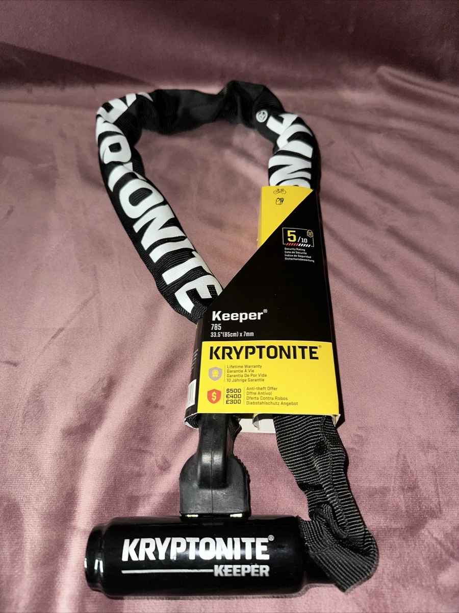 Kryptonite Keeper 785 Chain Lock Black