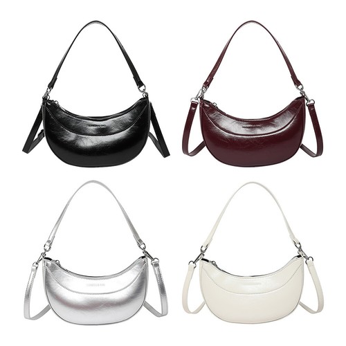 Women PU Stylish Underarm Bag Adjustable Strap Trendy Tote Handbag Commuting Bag - Bild 7 von 24