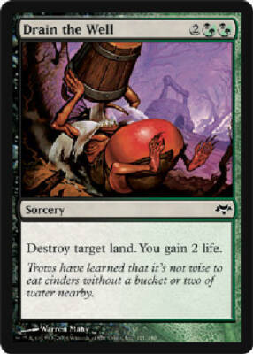 DRAIN THE WELL Eventide MTG Magic the Gathering Cards DJMagic