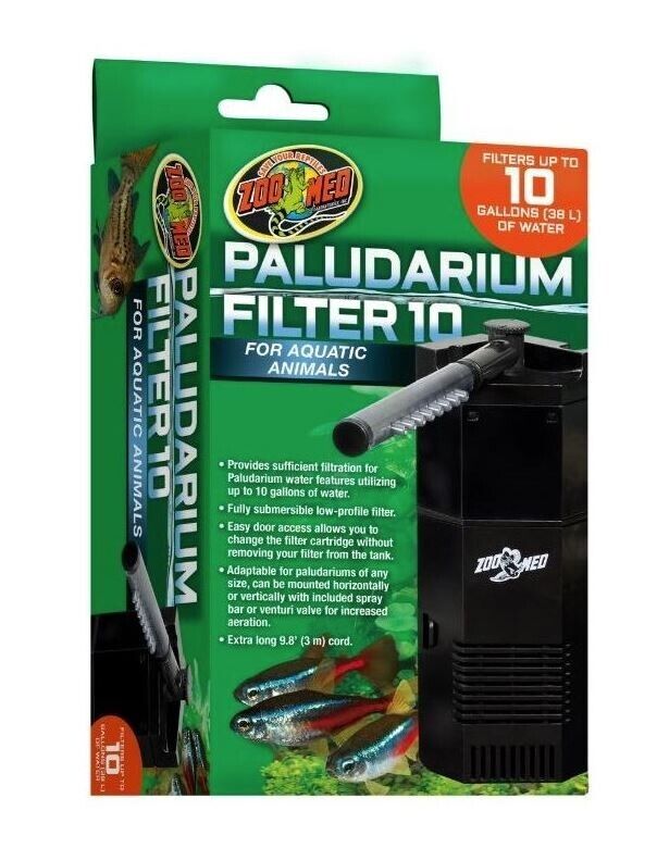 Zoo Med Paludarium Filters for Fish Aquariums and Reptile Paludariums