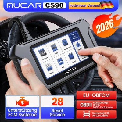 MUCAR CS90 Auslesegerät OBD2 Diagnosegerät 28 Reset Motorsystem Diagnosetool ECM