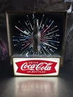 Rare Vintage Coca-Cola In Bottles Fishtail Starburst Lighted Motion Sign