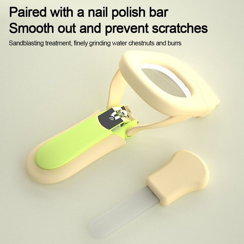 With LED Light Baby Nail Clippers Manicure Pedicure Tools