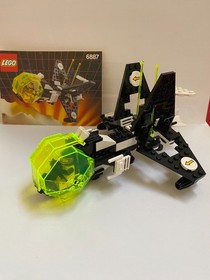 VINTAGE BLACKTRON II LEGO KITS 6851 Tri-Wheel Tyrax 6887 Allied Avenger-COMPLETE