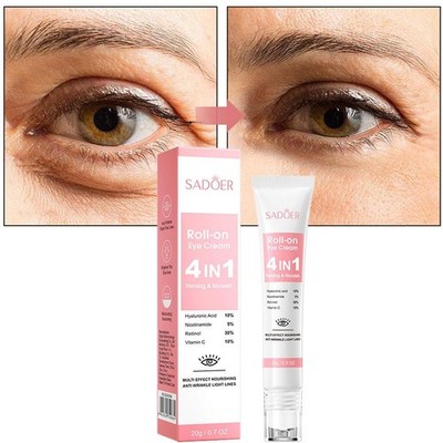 Sofortige Tränensäcke Entfernung Creme Kollagen Anti-Falten Verblassen feine Linien Straffung 20g 