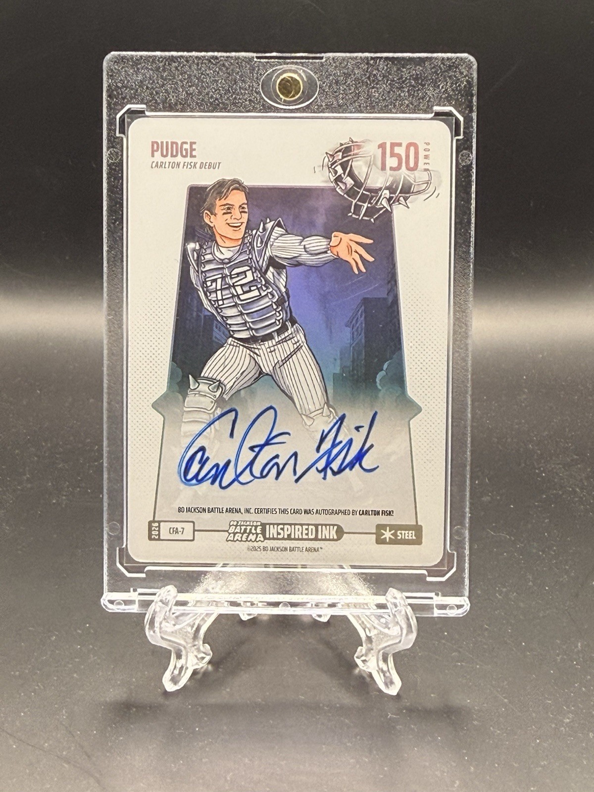 2025 Bo Jackson Battle Arena Griffey Cfa-7 Pudge Carlton Fisk Steel