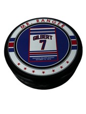 Rod Gilbert New York Rangers Hockey Puck