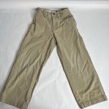 Gap Kids Easy Fit Slim Brown Tan Khaki Pants Boys Girls Size 6 S Dress