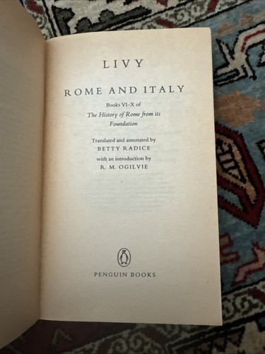“The Early History Of Rome” and “Rome And Italy” 1-10 by Livy Penguin Classics - Picture 9 of 13
