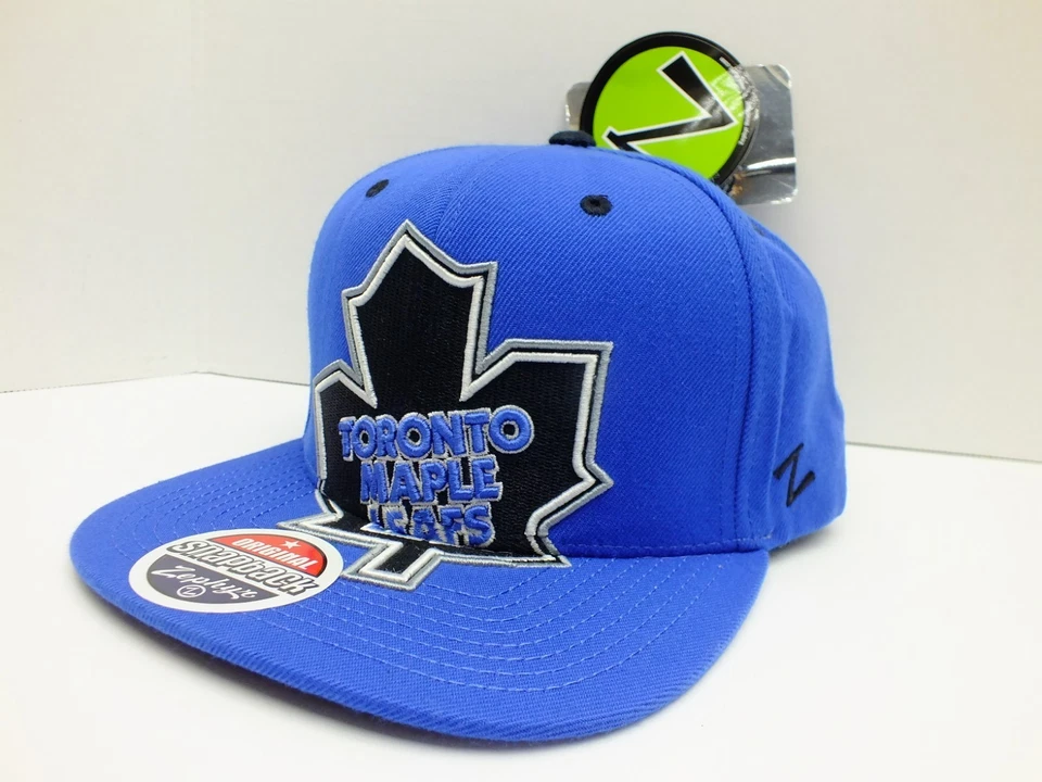 Vintage Big Logo Toronto Maple Leafs NHL Snapback Hat Cap One Size Adult NEW NWT - Image 4 of 4