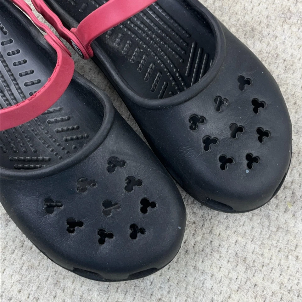 Disney Crocs Minnie Mouse Karin Mary Jane Plano Para Mujer EE. UU. Talla 9 Descatalogado Foto 4 de 4