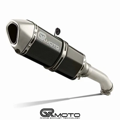 Silencieux GRmoto Carbone Slip-On Pour Suzuki SV650 2003-2015 Gauche/Droite - Photo 1/4