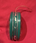 Vintage Coca-Cola Oval Tin Hanging Ornament Green Gold Victorian Lady Portrait — photo 5