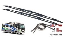 32" RV Windshield Wiper Blades, Set of 2, Fits 9mm  12mm J-Hook Arms, Heavy