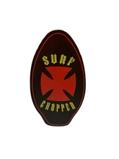 Vintage Skim Boogie Board RARE “Surf Chopper” Iron Cross Beach House Man cave