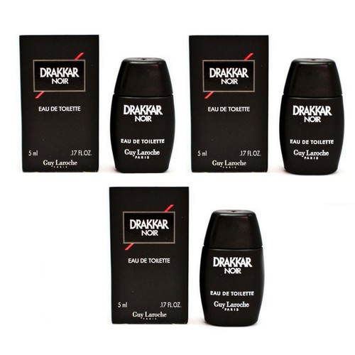 Drakkar Noir 0.17 oz / 5 ml EDT SPLASH *SET OF 3* - Picture 8 of 8