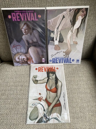 Revival Lot Comic 4-6 Signed Coa