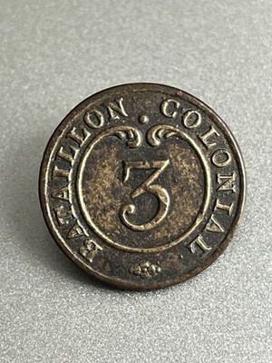 Knopf 3. Kolonialmarinebataillon 1804-1815, Erstes Kaiserreich, Napoleon, WK