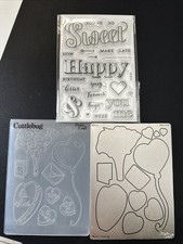 Cuttlebug Valentine Embossing Folder :Die Set  Stampin Up Countless Sayings 2