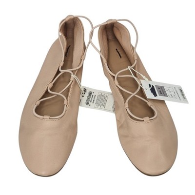 M&S Collection flache Damen-Ballerinas Leder Riemchen UVP 49,50 £