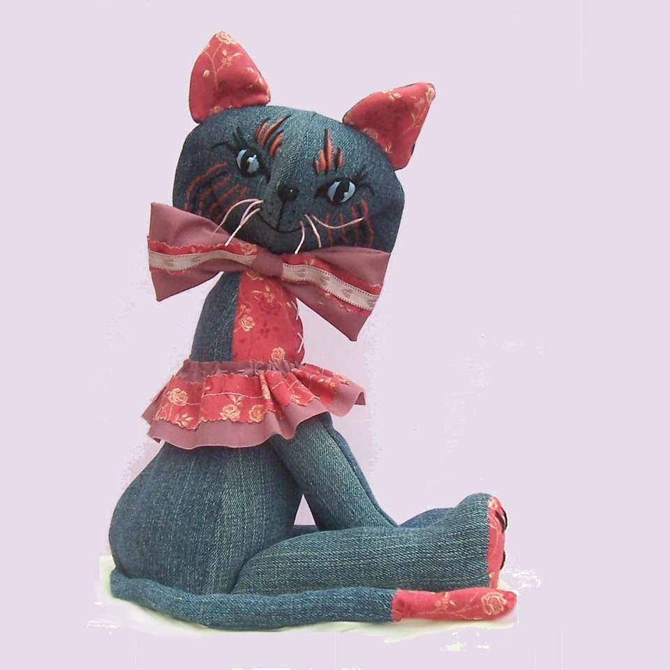 Raggedy cat sewing pattern Patch kitten - Image 4 of 4