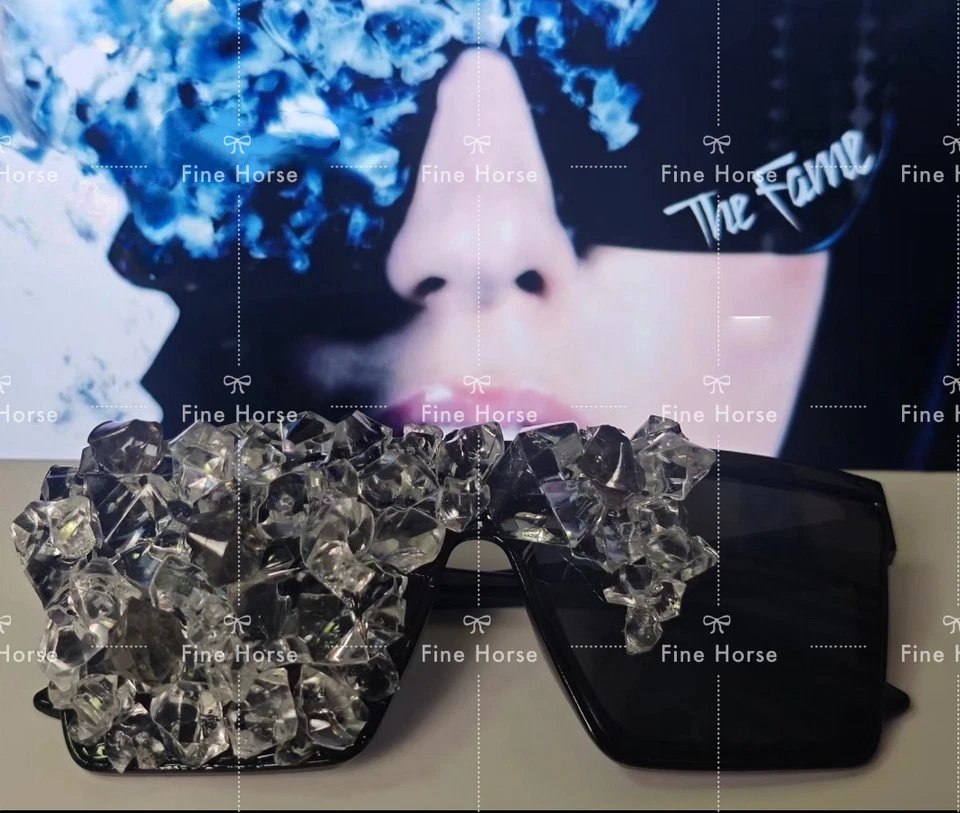 Gafas de sol estilo Lady Gaga Juegos con disfraces La Fama Halloween Fiesta Baile Concierto Foto 4 de 4