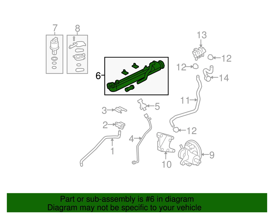 Ford E-350 Super Duty 2008-2010 original - enfriador Egr 4C3Z-9P456-AJ Foto 2 de 4