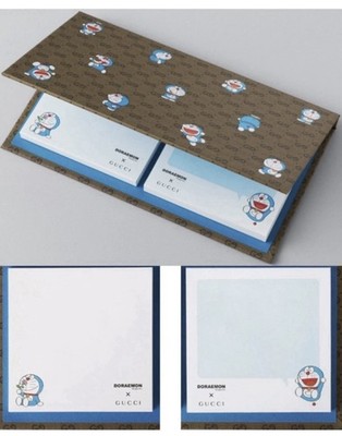 Doraemon x Gucci Memo Pad Notepad Set Sealed 2021 Japan Exclusive Oggi Magazine