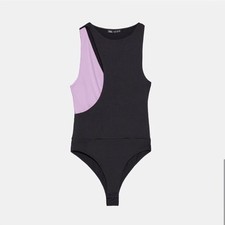 Zara Black/lilac bodysuit