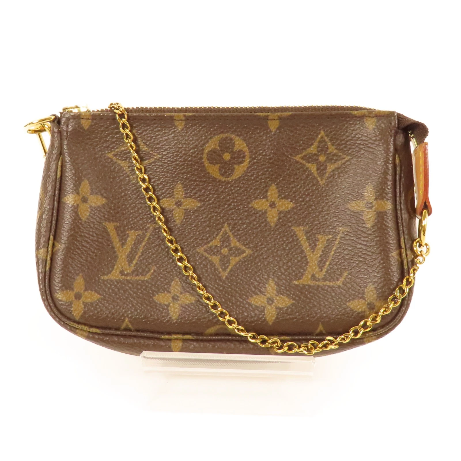 LOUIS VUITTON（LV） LOUIS VUITTON LV GHW Mini Pochette Accessori Borsa a Mano M58009 Monogram Marrone