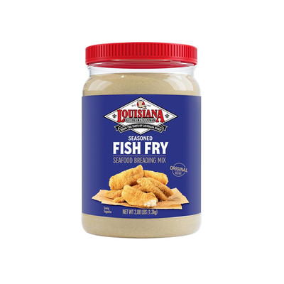Seasoned Fish Fry Seafood Breading Mix 2.88 Pound (Pack of 1) - Season and Cook