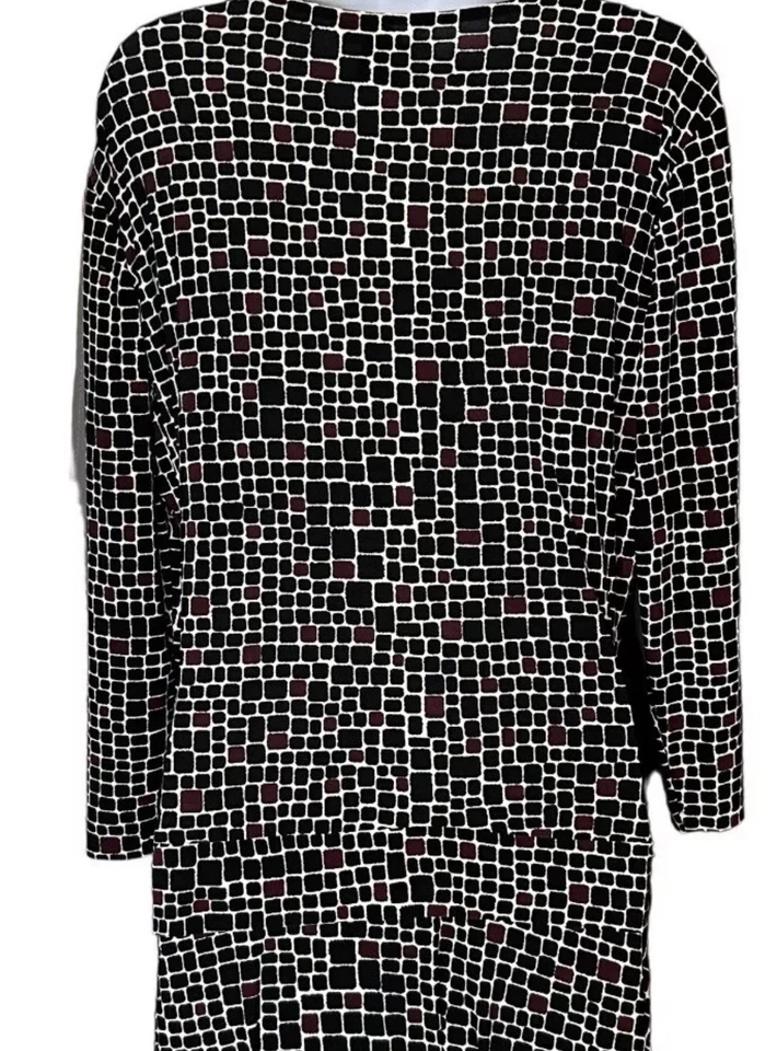 Vestido Ralph Lauren Chaps Corbata Lateral Manga 3/4 Carrera Para Mujer XL USADO EN EXCELENTE ESTADO  Foto 4 de 4