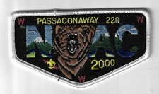 Passaconaway Lodge 220 2000 NOAC BSA OA Flap Daniel Webster, New Hampshire
