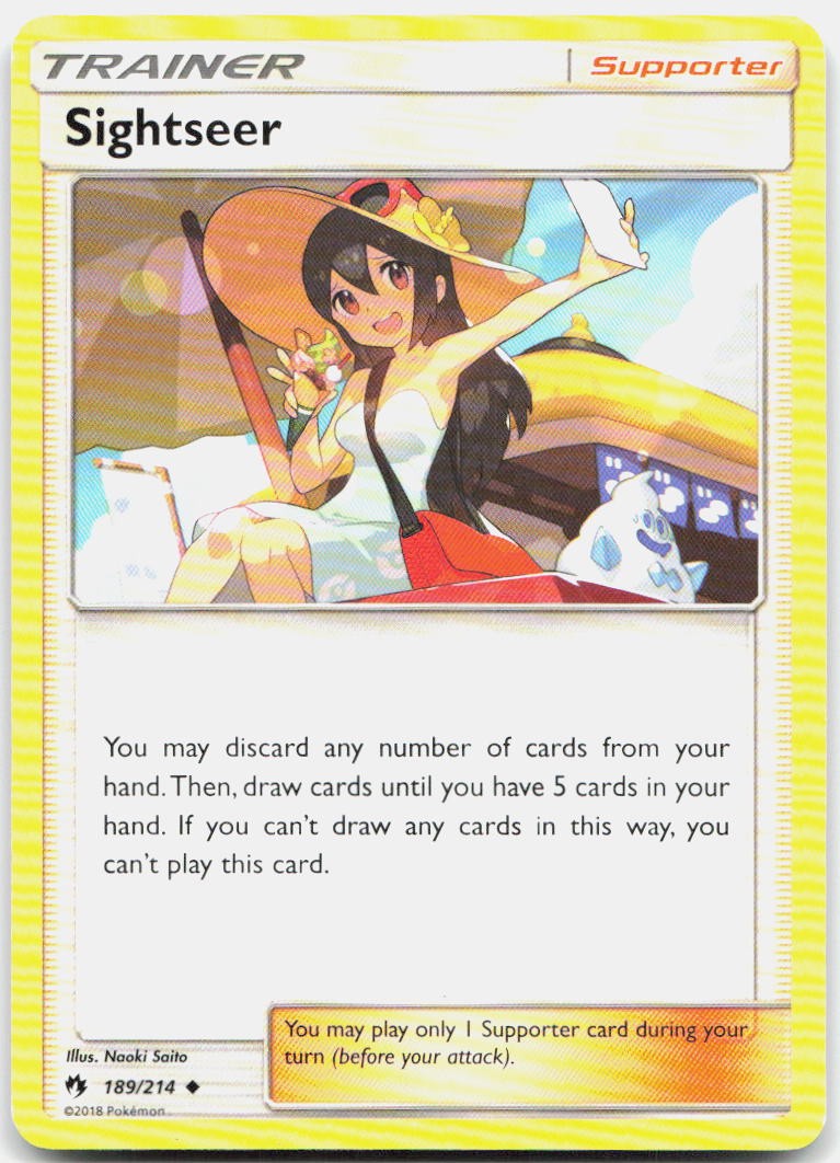 Sightseer 189/214 Uncommon Lost Thunder Pokemon LP