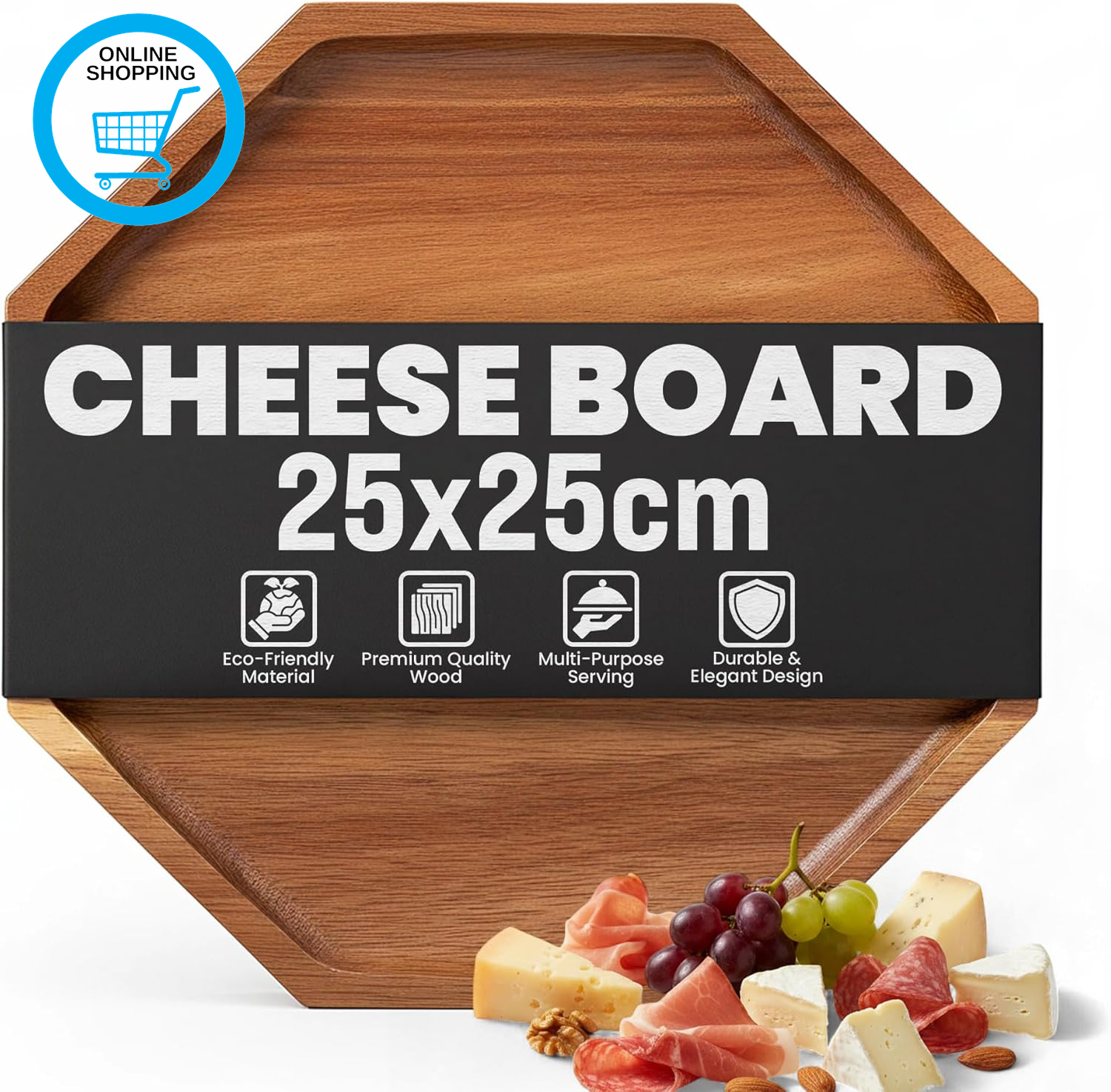Wooden Tray, Cheese Board, Serving Platter, Charcuterie Boards, Serving Tray, 25