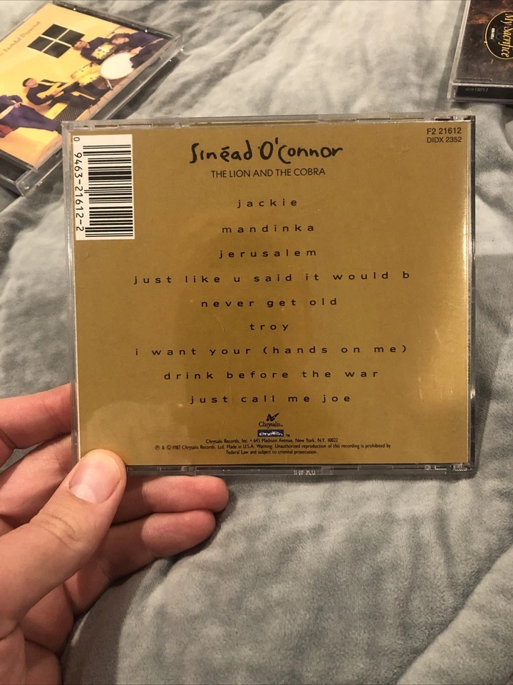 Sinéad OConnor - The Lion and the Cobra CD Chrysalis 1987  Foto 4 de 4