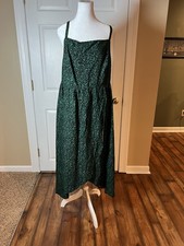 Torrid Women's Size 1 (14-16) Tea Length Challis Square Neck Dress High Low