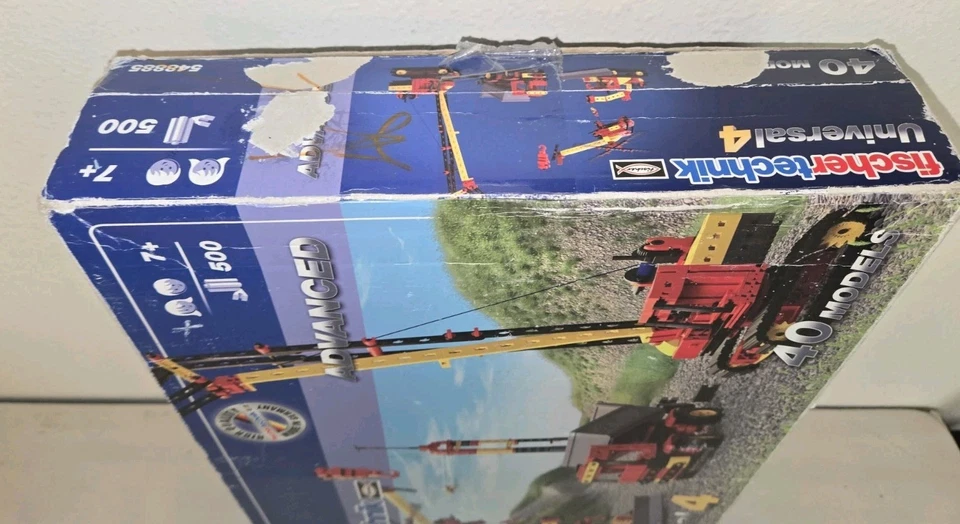 READ Fischer Technik Advanced Universal 4 Kit de Construção 40 Modelos STEM Incompleto - Imagem 4 de 4