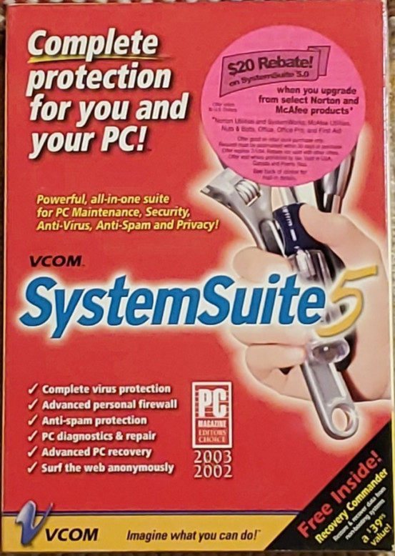 VCOM System Suite 5 Version 5.0.0.6 2003 CD-ROM with Box