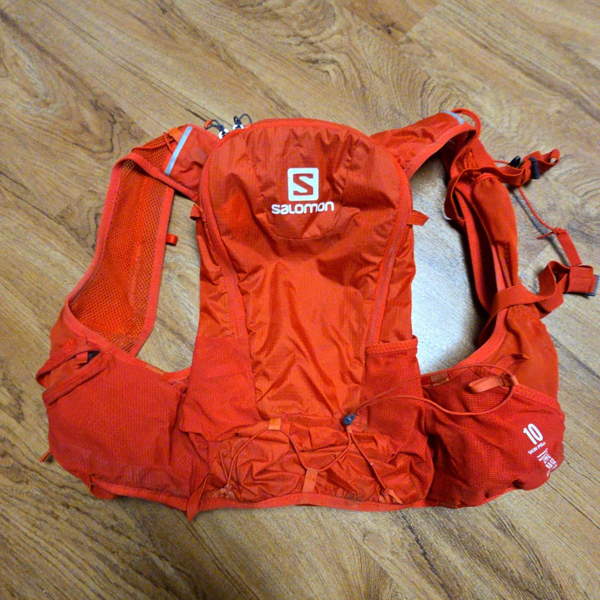 SALOMON SKIN PRO 10 トレラン　ベスト Salomon Skin Pro 10 Set Hydration Vest Red S-M-L Trail Running