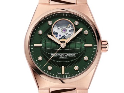 Frederique Constant Highlife Ladies Heart Beat Roségold Diamanten Automatik A...