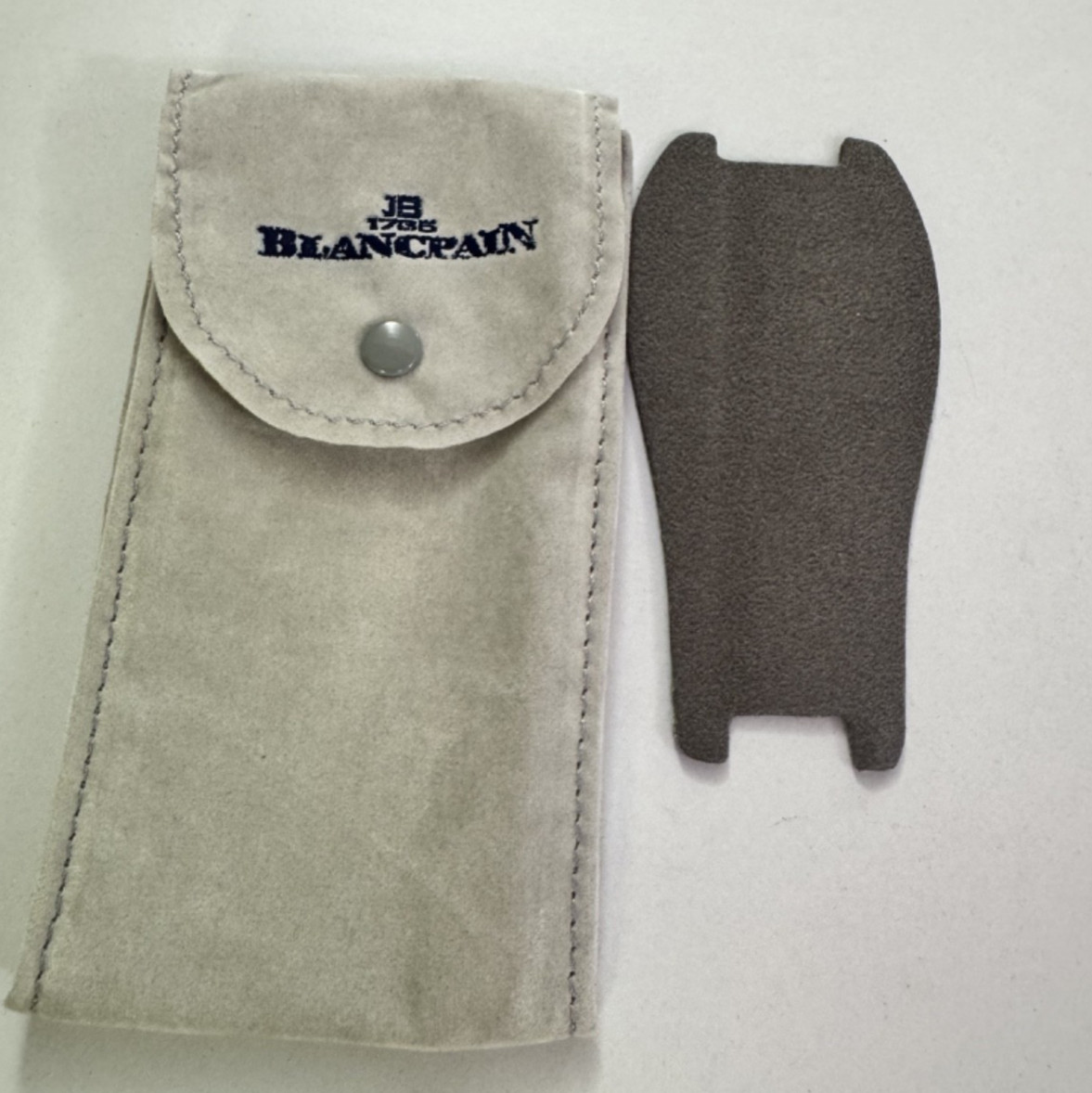 Pochette Blancpain Originale Velluto grigio