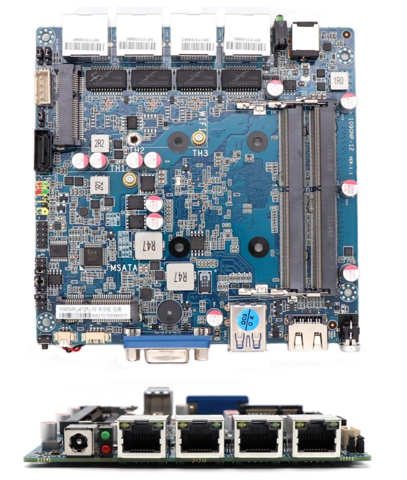 OpenWRT Router Quad Ethernet 2.5Gbit Intel J4125 CPU Wifi 802.11ac VPN AES-NI - Image 3 of 4