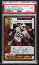 2019 Contenders Draft Picks Diamond 9/15 David Montgomery PSA 9 MINT Auto z0q