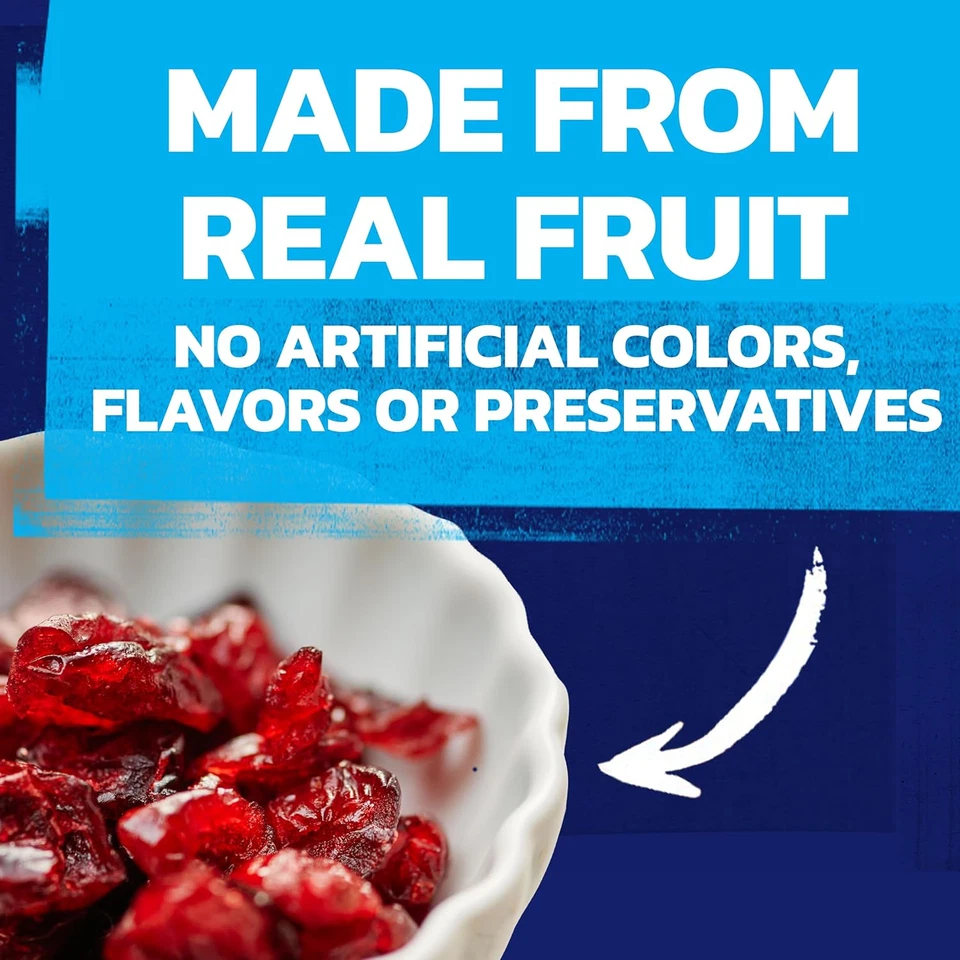 Ocean Spray® Craisins®, 50% Less Sugar Dried Cranberries, Dried Fruit, 20 Oz Pou - Image 4 of 4